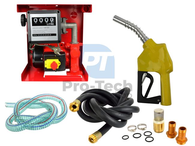 Diesel and oil filling station complete set with flow meter self-priming 40389