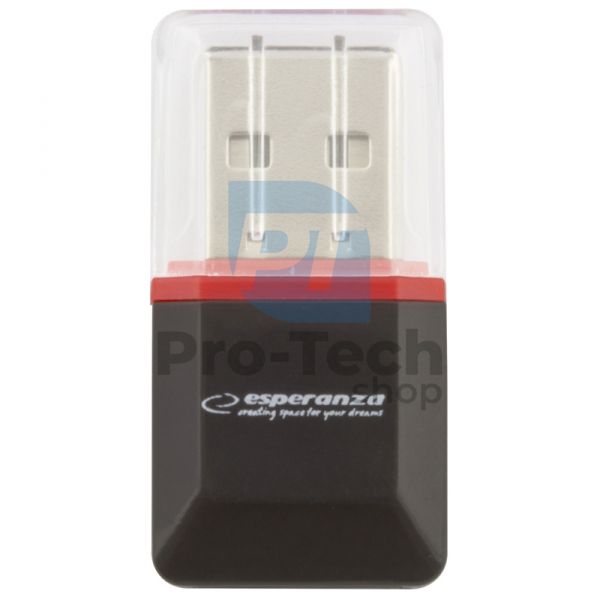 Card reader MicroSD/TF USB2.0 black 72221