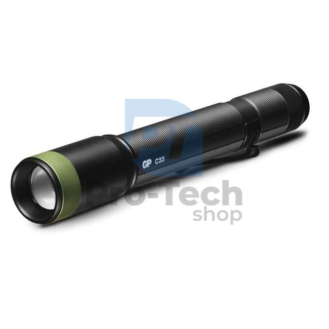 CREE + COB LED handheld flashlight GP C33, 150 lm, 2× AA, focus 71891