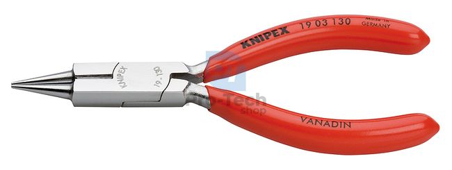 Cutting pliers with round jaws chrome plated 130mm KNIPEX 13375