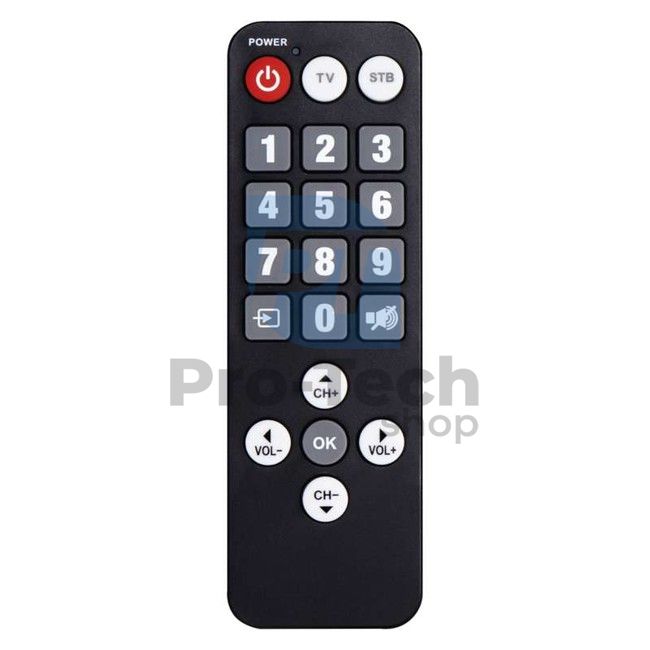 Remote control for seniors for set-top box EM190 / EM190S 72206