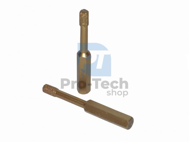 Diamond crown drill bit for tiles and stone 6mm HEX 02514