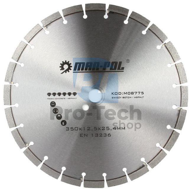 Diamond disc 350x12.5x25.4mm 14225