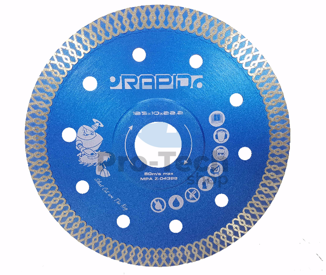 Diamond Blade SILENT CUT 125x10x22.2mm 06584