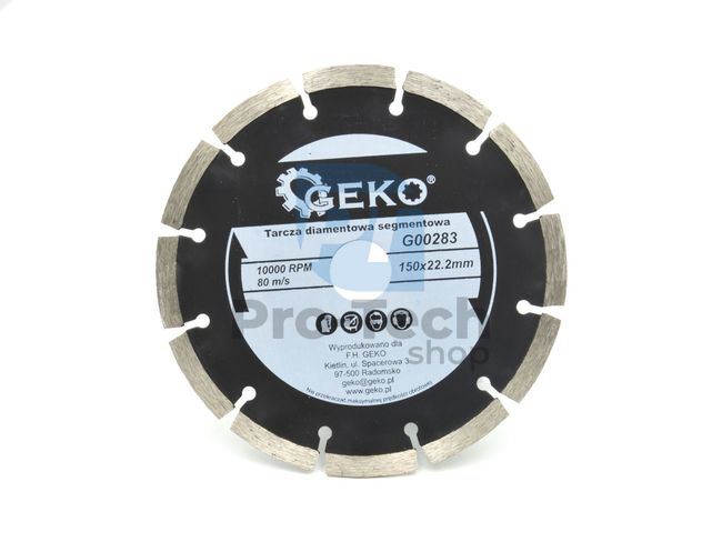 Diamond cutting disc 150mm x 22,2mm 12589