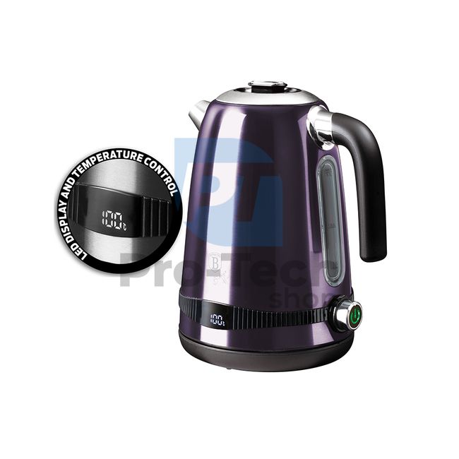 Digital electric kettle 1,7l PURPLE 20306