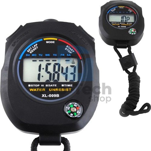 Digital stopwatch with compass 74097