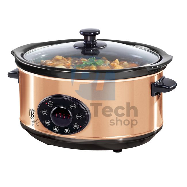 Digital slow cooker 3,5l BLACK- ROSE GOLD 19781