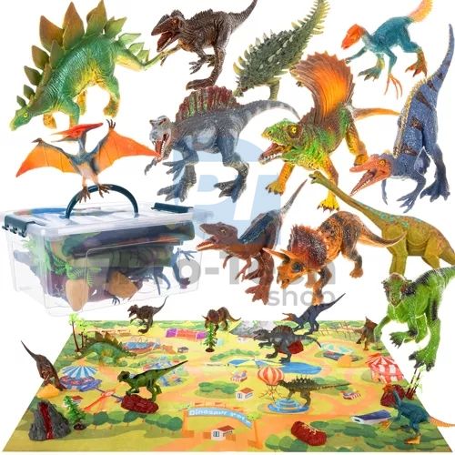 Dinosaurs - set of figures + mat 22397 75647