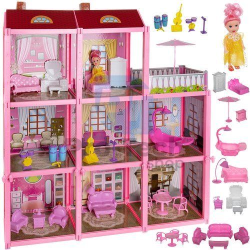 Dollhouse with accessories D11410 74118