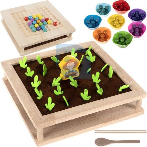 Wooden toy farm Kruzzel 22755 75745