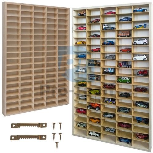 Wooden shelf for cars KRUZZEL 21997 74135