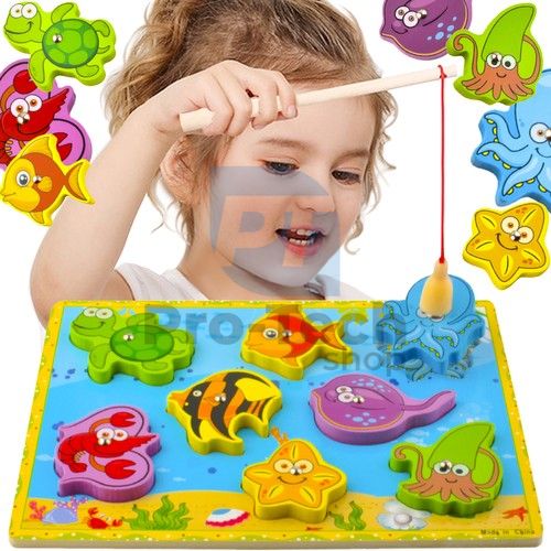 Wooden puzzle - fish 74139