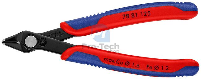 Electronic Super Knips® pliers blackened 125mm KNIPEX 13452