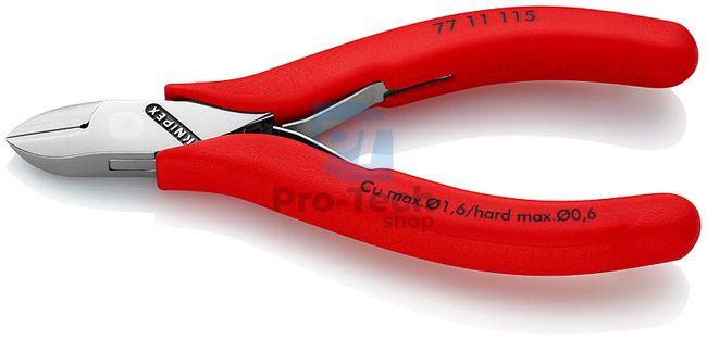 Electronics side drill pliers 115mm KNIPEX 13463