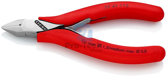 Electronics side drill pliers 115mm KNIPEX 13465