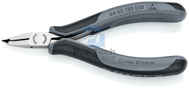 Electronics training pliers frontal 120mm ESD KNIPEX 13458