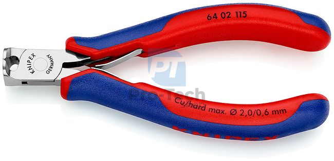 Electronics side cutters 115 mm with multi-component handles type 1 KNIPEX 08126