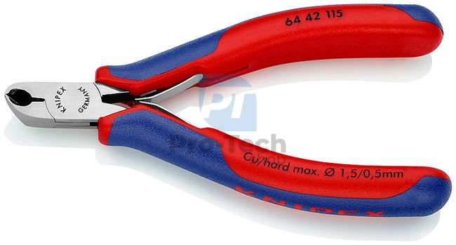 Electronics side cutters 115 mm with multi-component handles type 1 KNIPEX 08131