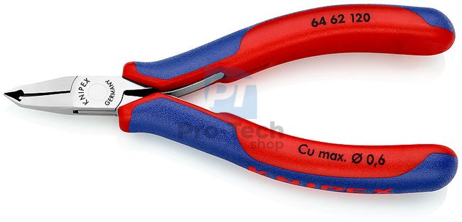 Electronics side cutters frontal with multi-component handles 120 mm KNIPEX 08133