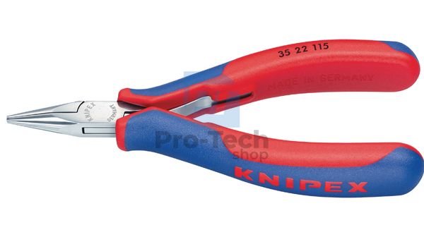 Electronics pliers 115 mm with half-round jaws KNIPEX 07897