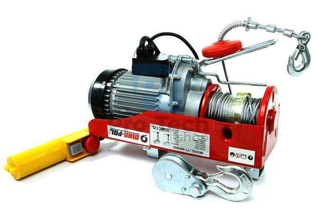 Electric winch 230V 400kg/800kg 00831