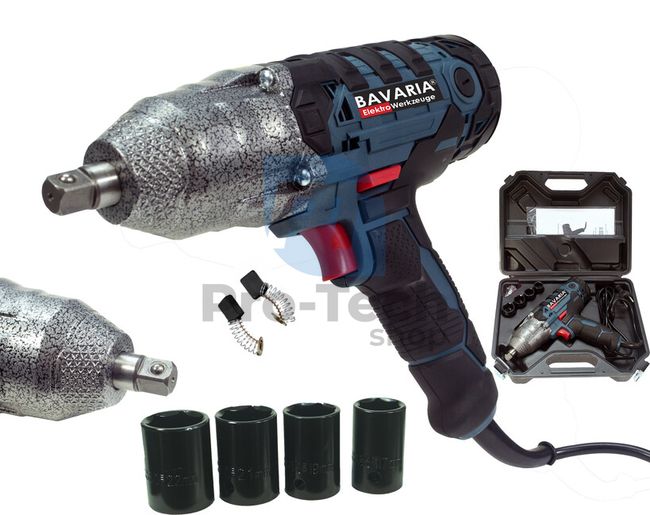 Electric impact wrench 2000W 750Nm 1/2" 40571