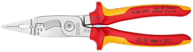 Insulated wiring pliers 200mm KNIPEX 13302