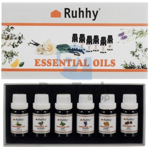 Essential oils - set of 6 pcs 10 ml Ruhhy 21939 75805