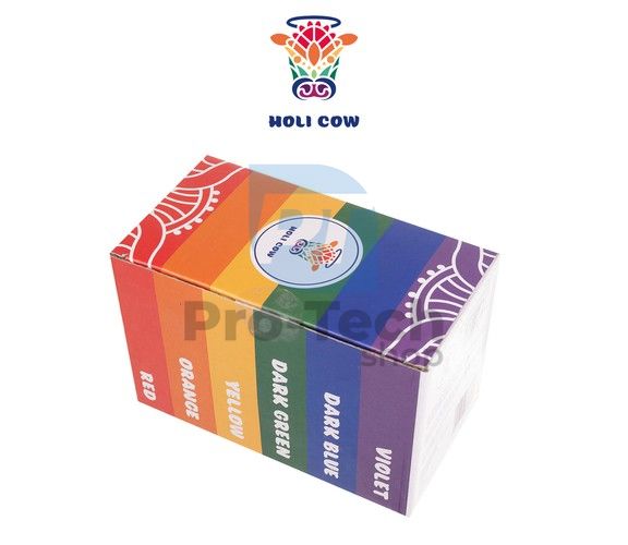 Holi color powder - set 6x100g 74241