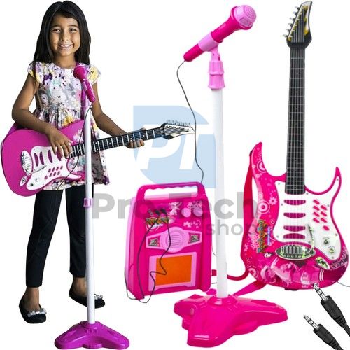 Guitar + microphone + amplifier, pink 22407 75815