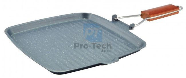 Grill pan with marble surface 24cm Grey 51107