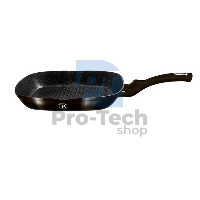 Grill pan with marble surface 28cm METALLIC LINE SHINY BLACK EDITION 20332