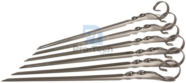 Chrome plated barbecue needles 6pcs 50783