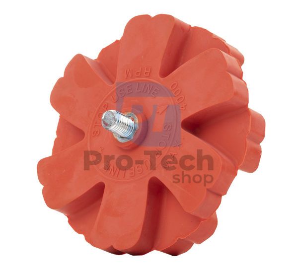 Rubber disc for removing adhesive residues from Premium 12785 discs