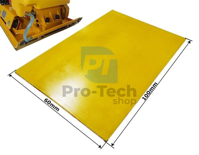 Rubber mat for vibrating plate 100x60cm 02568