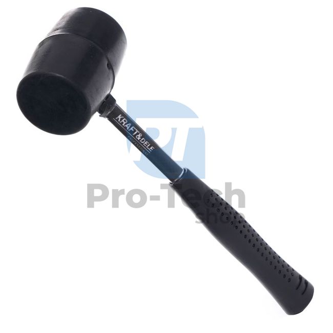 Rubber hammer with metal handle 350g 19046