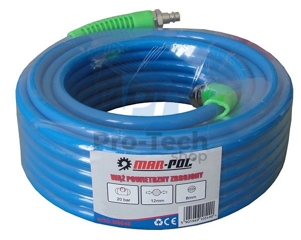 Air hose - blue 10m 8mm x 12mm 02466