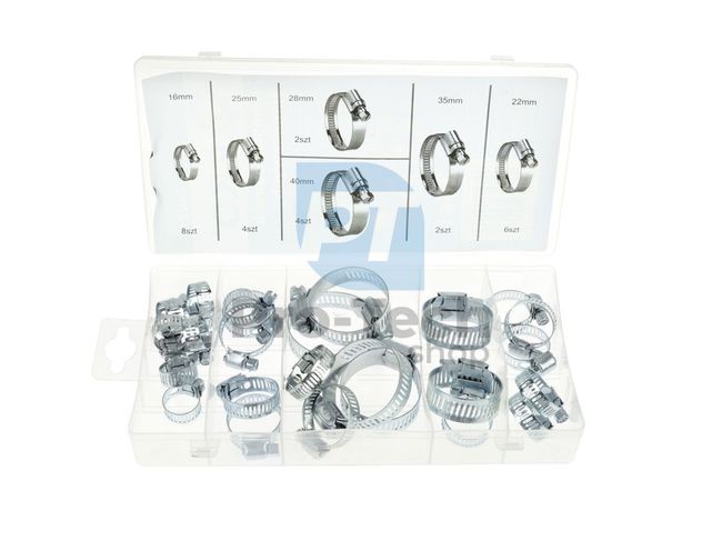 Hose clamps 26pcs 09733