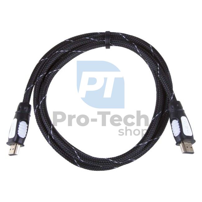 HDMI 1.4 high speed cable eth. A plug - A plug 1,5m nylon 70611