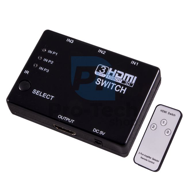 HDMI switch with remote control 72424