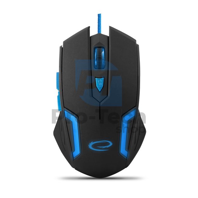 USB gaming mouse with LED backlight 6D FIGHTER, blue 72693