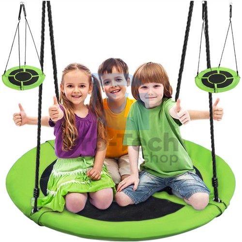 Round hammock 100cm green and black 74321