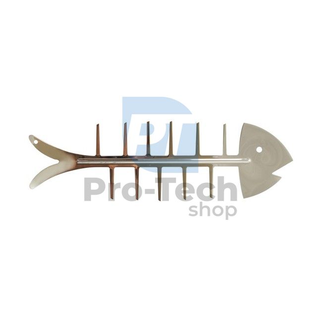 Grill comb in the shape of a fish 52532