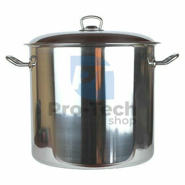 Deep stainless steel pot 18L 27,5cm 50958