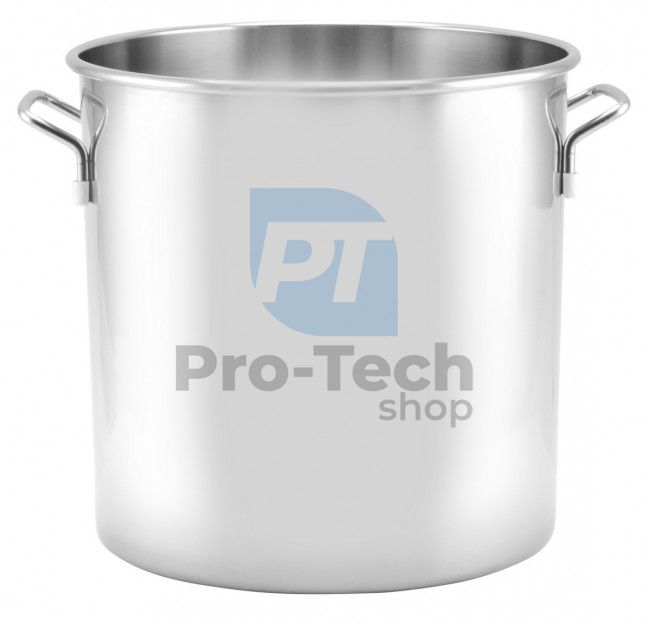 Deep stainless steel pot 18L 30cm 50959