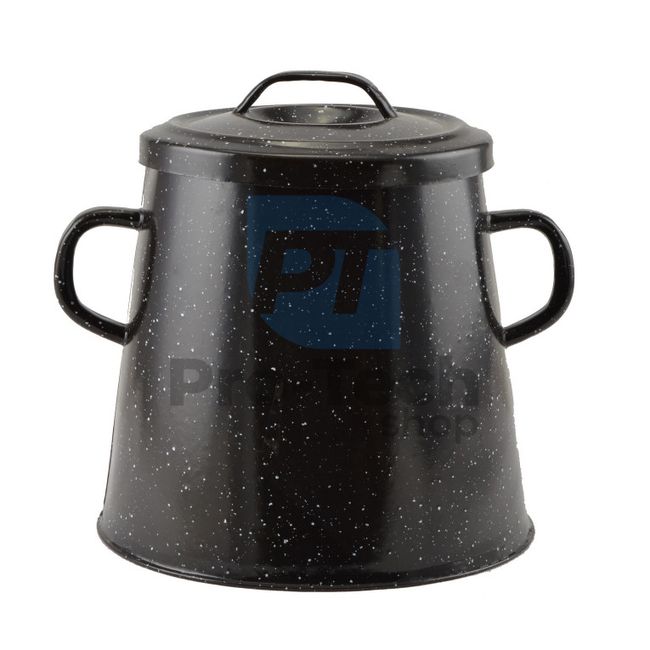 Grease bucket with enamel surface 5L 16cm 53296