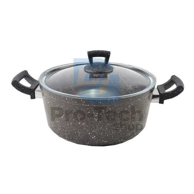 Pot with marble surface 7L 26cm Grey 52983