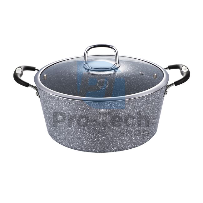 Pot with marble surface and lid 20cm STONE TOUCH LINE OVEN SAFE 20813