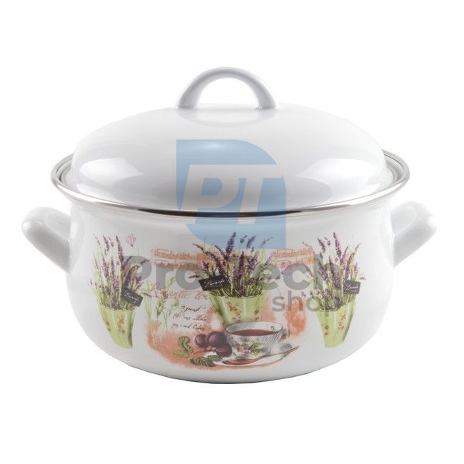 Pot with enamel surface 2,4L 18cm 52659